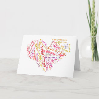 Carte de bienvenue