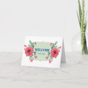 Carte de Bienvenue dans l'Équipe