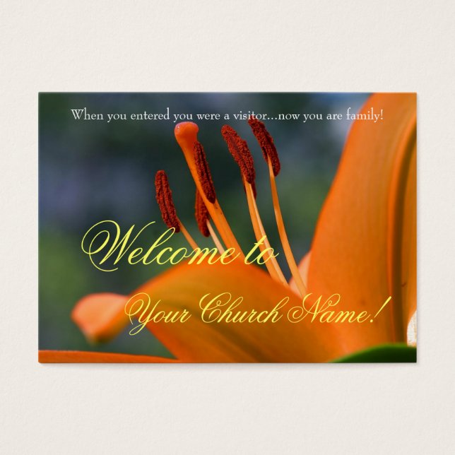 Carte de bienvenue : Elégant Floral (Devant)