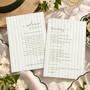 Carte de bienvenue et d'itinéraire de mariage à ra