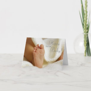 Carte de bienvenue pour nouveau bébé