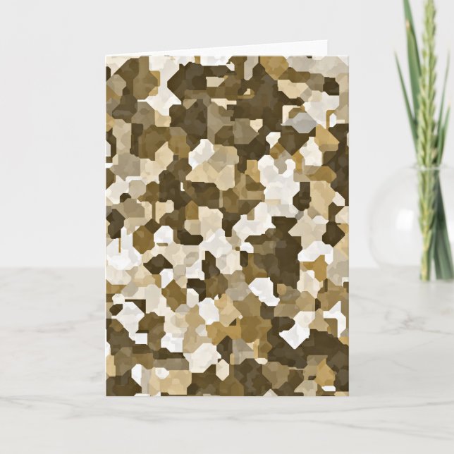 Carte de billet Camouflage (Devant)