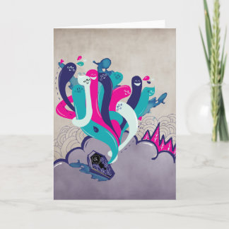 Carte de billet pour la résurrection du bonheur