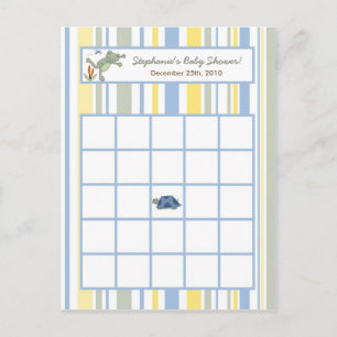 Carte de bingo écrite Leap Frog Turtle Bee Dragonf