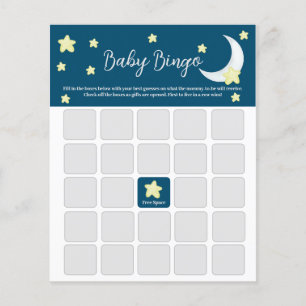 Carte de Bingo Fête Bébé Twinkle Little Star