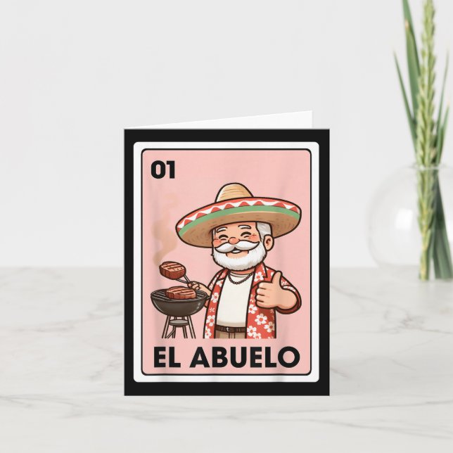 Carte de bingo mexicaine El Abuelo Grandpa (Devant)