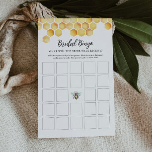 Carte de bingo pour abeilles CALLA Honeycomb