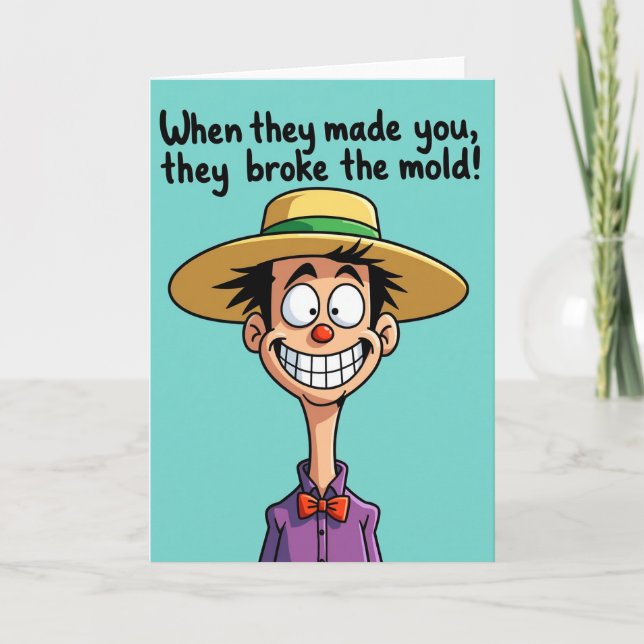 Carte de birthday dessin animé sucré (Devant)