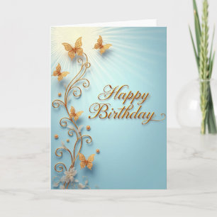Carte de birthday filigranée douce