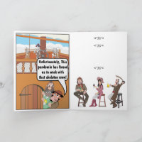 CARTE DE BLAGUE D'HALLOWEEN