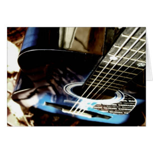 Carte de blues acoustiques guitare