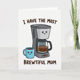 Carte de Boisson de la Merveilleuse Maman