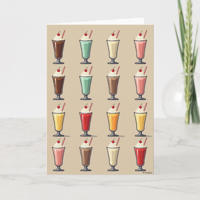Carte de Boisson Dessert Sucrée (Devant)