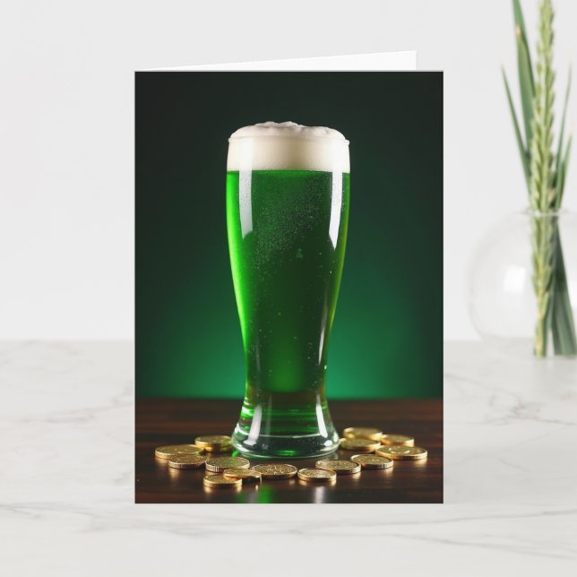 Carte de Boisson Lucky Green (Devant)