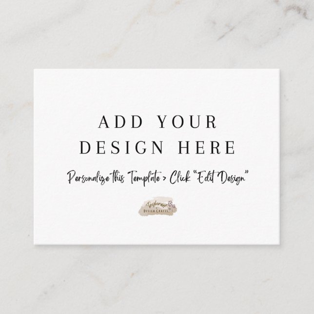 Carte de boîtier 3,5 pouces x 2,5 pouces (Devant)