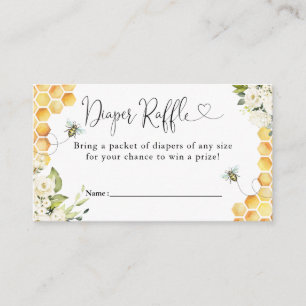 Carte de boîtier Baby shower maman à Bee