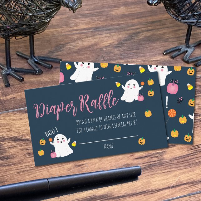 Carte de boîtier bleu foncé Halloween Raffle de co (Créateur téléchargé)