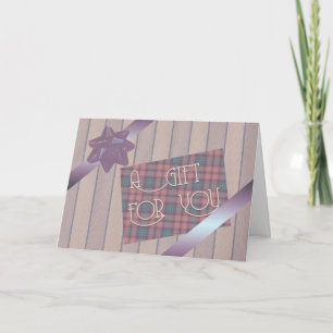 Carte de boîtier cadeau