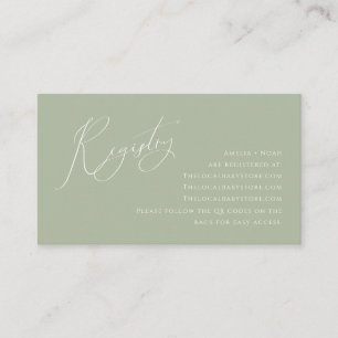 Carte de boîtier de Baby shower de Sage Whimsériqu