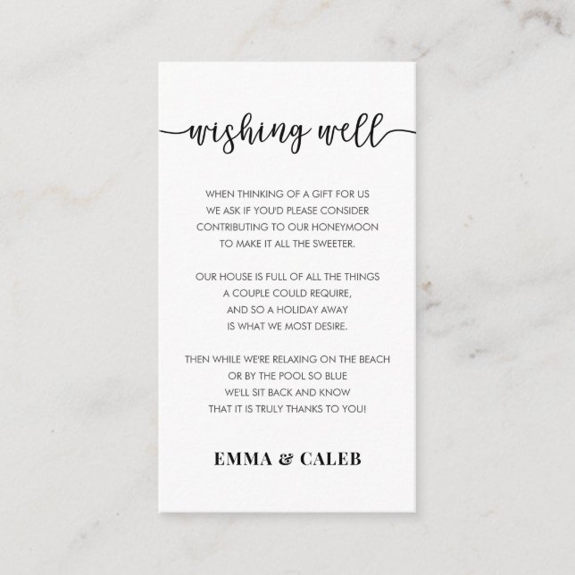 Carte de boîtier de bon goût (Devant)