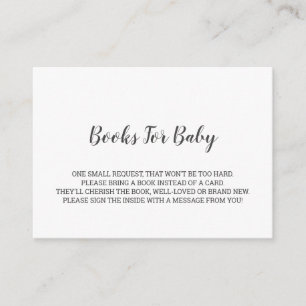 Carte de boîtier de demande de Baby shower minimal
