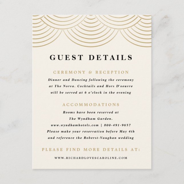 Carte de boîtier de détails de la chaîne d'ivoire (Devant)