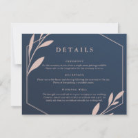 Carte de boîtier de détails géométriques marine et