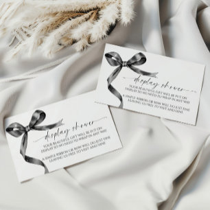 Carte de boîtier de douche à arc noir