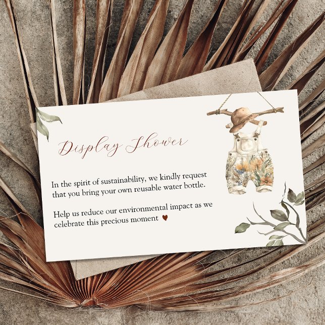 Carte de boîtier de douche d'affichage pour garçon (Vintage Boy Clothes Display Shower Enclosure Card)