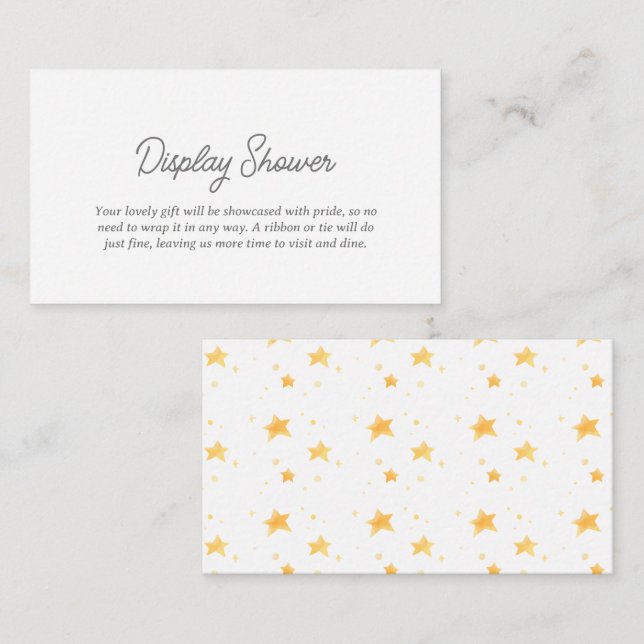 Carte De Boîtier De Douche Écran Moderne Little St (Devant / Derrière)