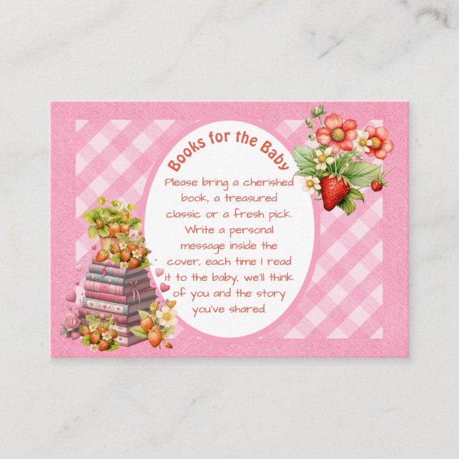 Carte de boîtier de douche En vichy rose-doux Berr (Devant)