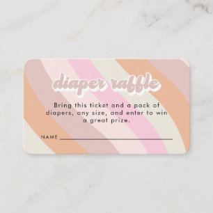 Carte de boîtier de douche Retro les années 70 Dia