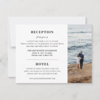Carte de boîtier de Faire-part de mariage d'atmosp