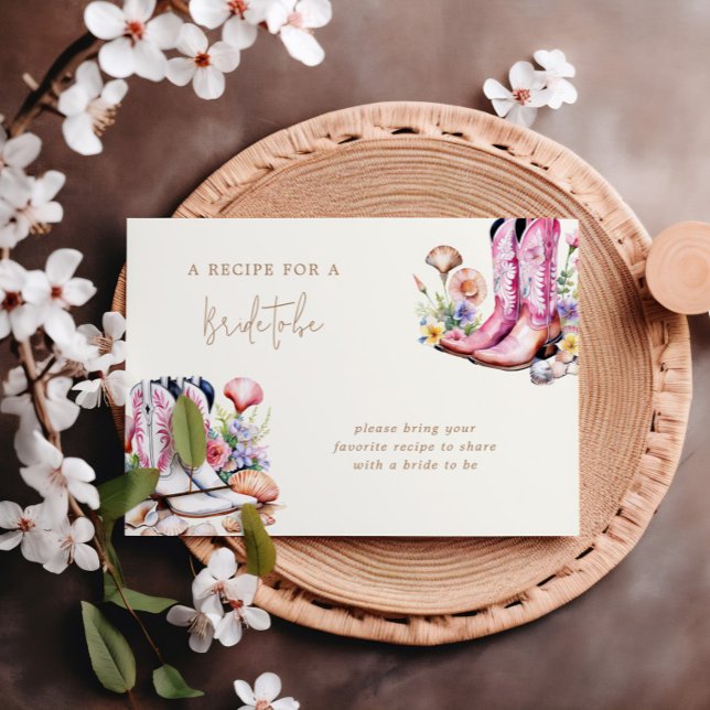 Carte de boîtier de Fête des mariées Coastal Rose  (Créateur téléchargé)