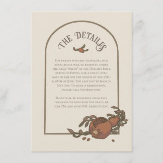 Carte de boîtier de grenade vintage