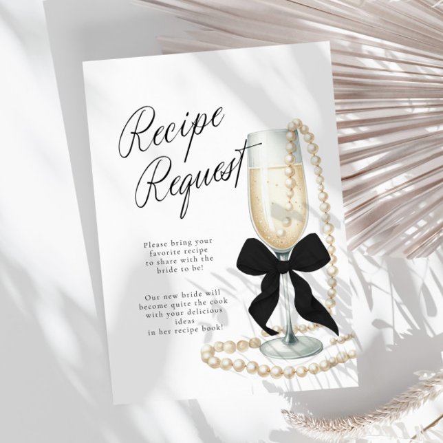 Carte de boîtier de la recette nuptiale Pearls & P (Créateur téléchargé)