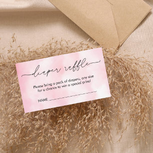 Carte de boîtier de neuf Baby showers rose Cloud