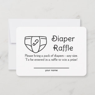 Carte de boîtier du Baby shower à rabat rétro