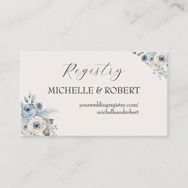 Carte de boîtier du Registre du Mariage de code QR (Devant)