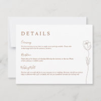 Carte de boîtier du Rose de ligne Whimsical