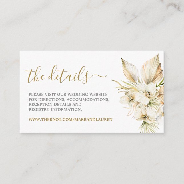 Carte de boîtier du site Web Boho Desert (Devant)