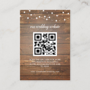 Carte de boîtier du site Web Mariage RSVP de code