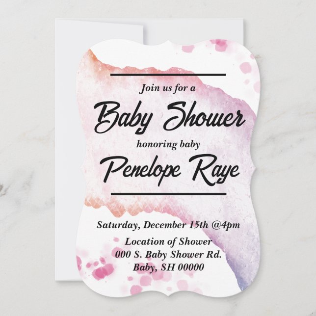 Carte de boîtier en aquarelle Ombre (Devant)