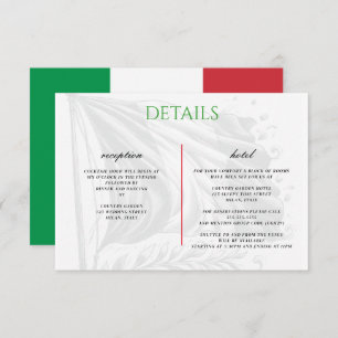 Carte de boîtier en couple Italie