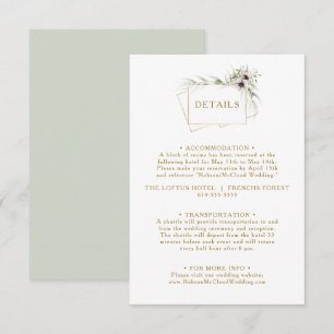 Carte de boîtier Eucalyptus Gold