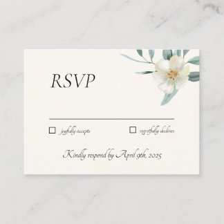 Carte de boîtier floral neutre