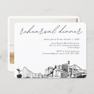 Carte de boîtier Invitation de la répétition de Ja