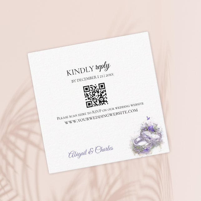 Carte de boîtier lilas moderne (Créateur téléchargé)