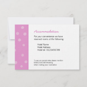 Carte de boîtier Mariage blanc rose points peints