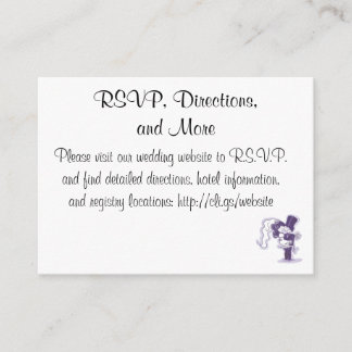 Carte de boîtier Mariage rétro cursive